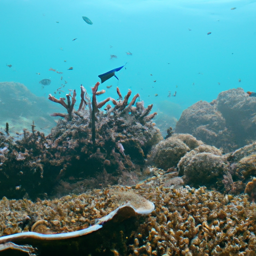Oceanography research on coral reefs